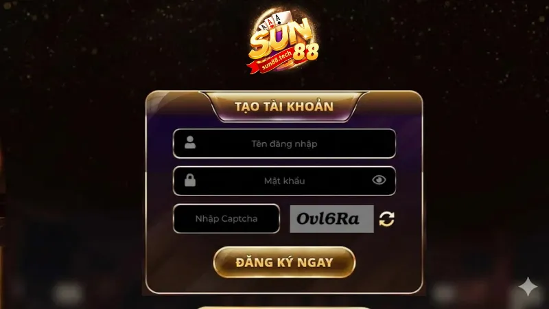 SUN88 hỗ trợ người chơi đăng ký tài khoản nhanh