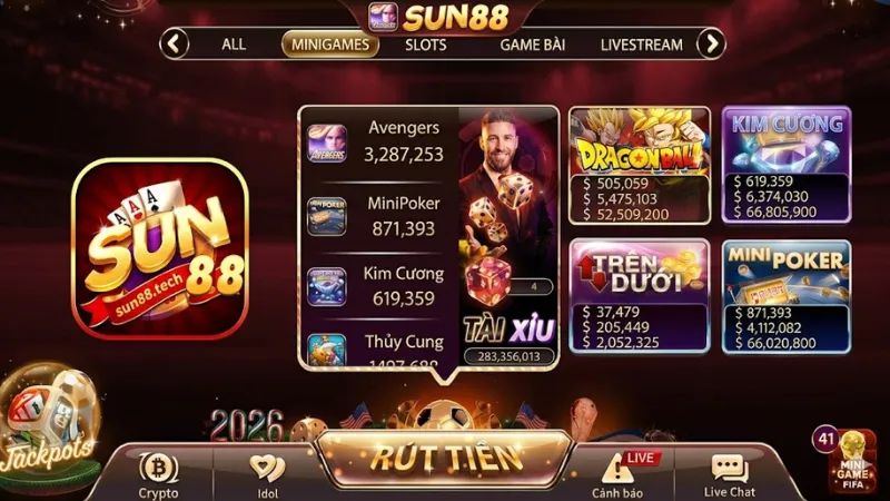 SUN88 nhận được danh hiệu cổng game uy tín hàng đầu