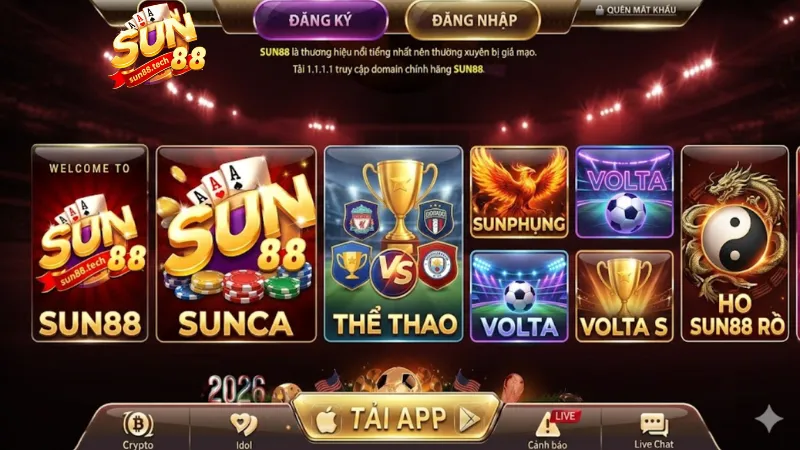 SUN88 được thiết kế với tông màu hiện đại