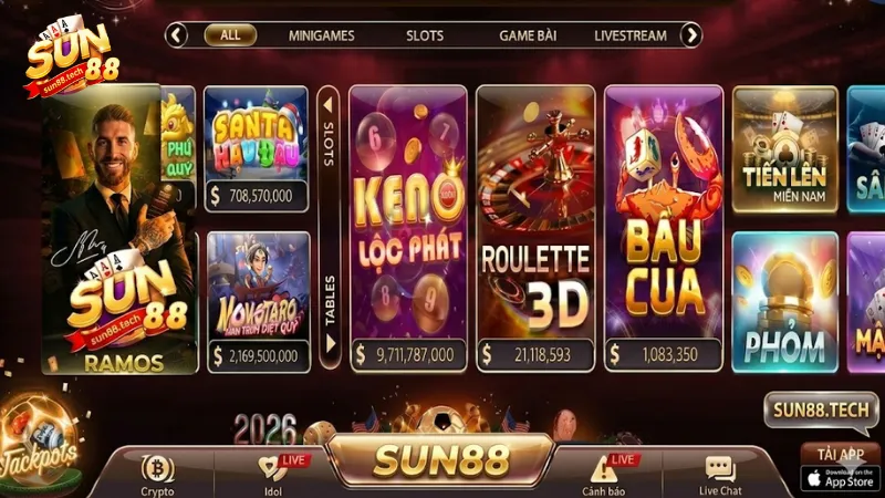 Tải app SUN88 giúp người chơi giải trí thuận tiện